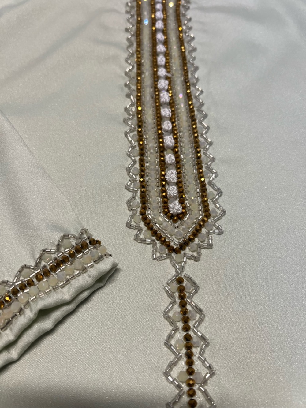 Dubai Kaftan with Beaded Trim - Picture 6 of 7